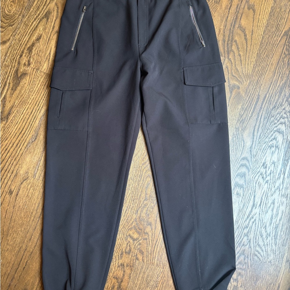Athleta Black Cargo Pants Utility Style